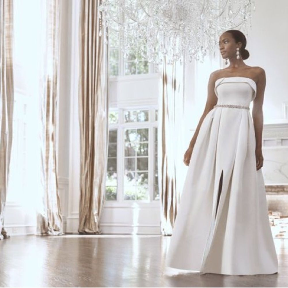 Anthropologie Sachin & Babi Brielle Strapless Embellished A-Line Gown/ s… - Picture 5 of 15